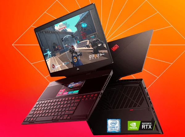 

hp omen x 2s dual screen 15" gaming lapi7-9750h rtx 2070 16gb ddr4 512gb ssd