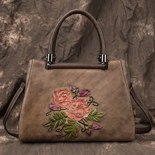

women messenger shoulder handle genuine leather bags natural skin luxury ladies cross body tote purse handbag