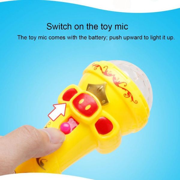 

lighting toys 2019 funny wireless microphone model gift music karaoke cute mini fun child toy gift drop shipping stress toy