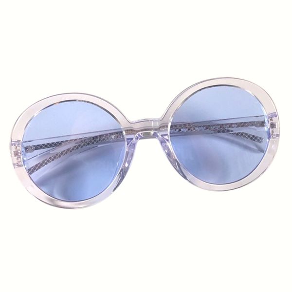 

round sunglasses women 2019 brand designer ladies shades new style big frame sun glasses female uv400 eyewear 4319, White;black