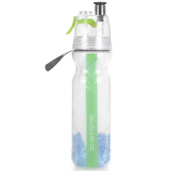 

abuo-water bottles insulated mist spray water bottle double layer ice cold bottle sports outdoor drinking kettle pet supplies