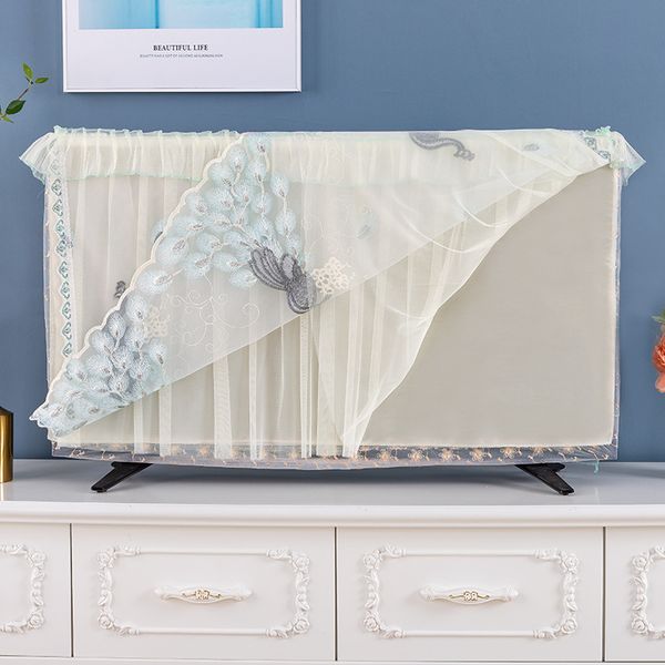 

household simple fabric lcd hanging sitting boot does not take lace tv cover dust cover 50-inch 55-inch 65-inch