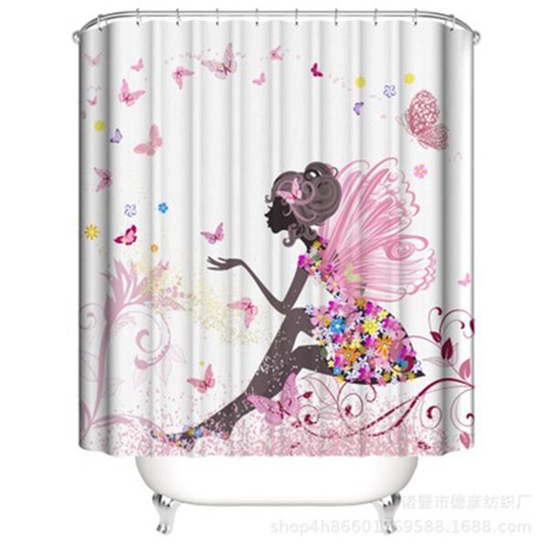 2019 New Trendy 3d Digital Printing Pink Flower Fairy Girl