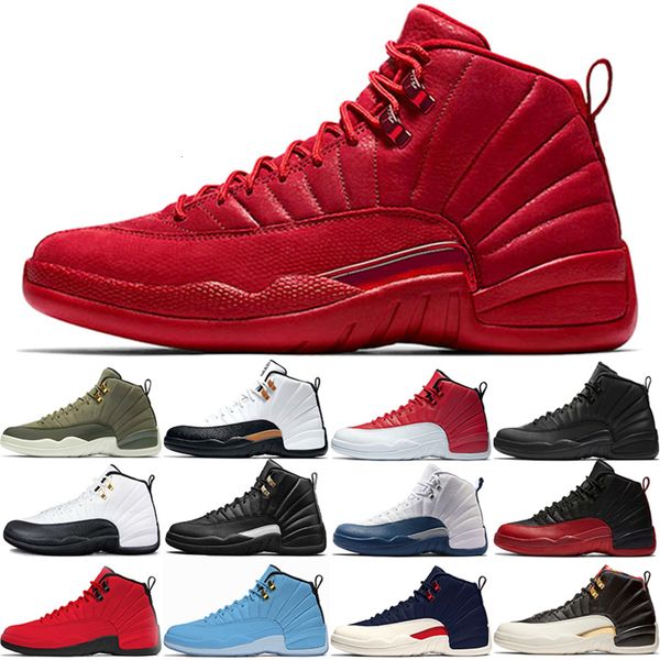 

12 12s mens basketball shoes 2019 new gym red cny flu game midnight black taxi xii designer shoe sport sneakers trainers size 41-47