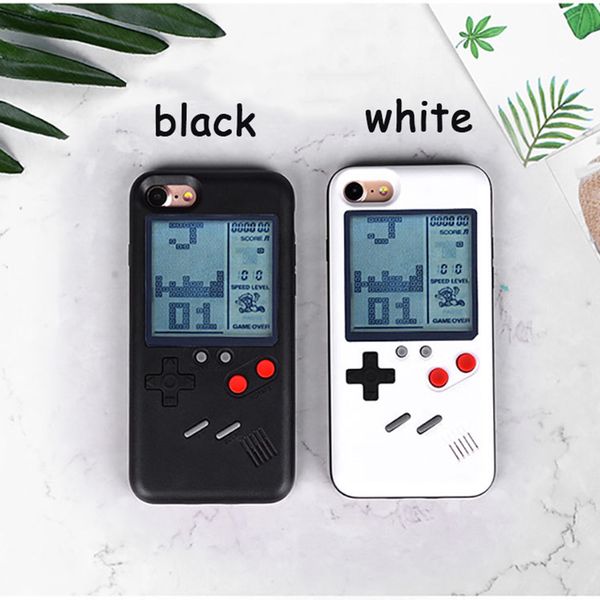 

for iphone xs xr phone case tetris game mobile phone case creative personality retro protective cover support 2pcs delivery