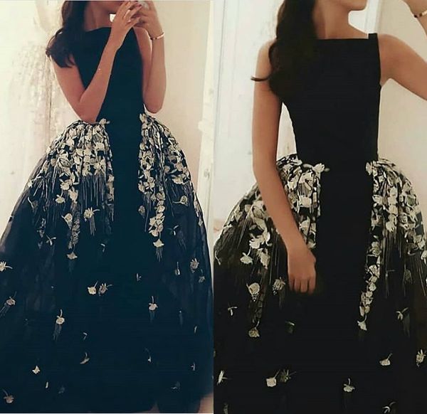 

black evening dresses with detachable train lace appliques mermaid prom dress sweep train plus size special formal party gowns, Black;red