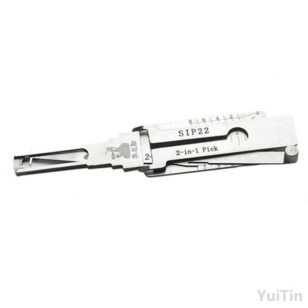 

Original Lishi 2 in 1 SIP22 Fiat lock pick and decoder together 2 in 1 used for Fiat,Alfa Romeo,Maserati