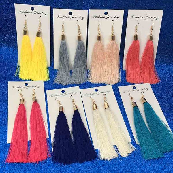 

Drop tassel earrings for women Vintage CharmTassel Long Drop Earring Wedding Party Earrings Women Fashion Jewelry drop ship 350039