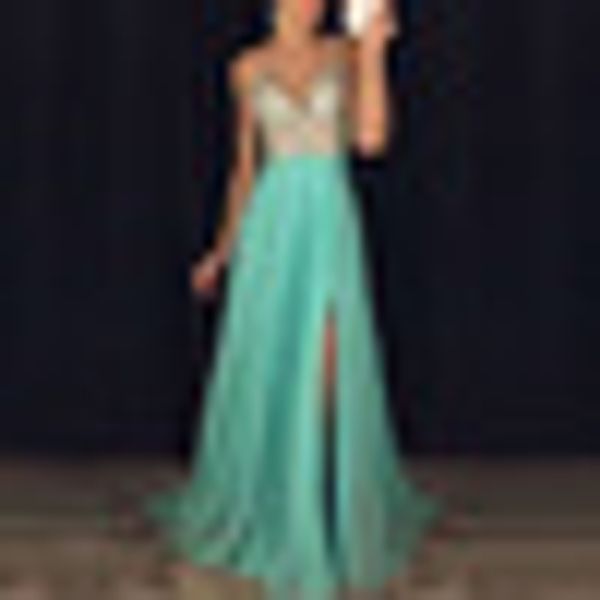 

women dress v neck sleeveless split gown long formal cocktail prom party evening, Black;gray