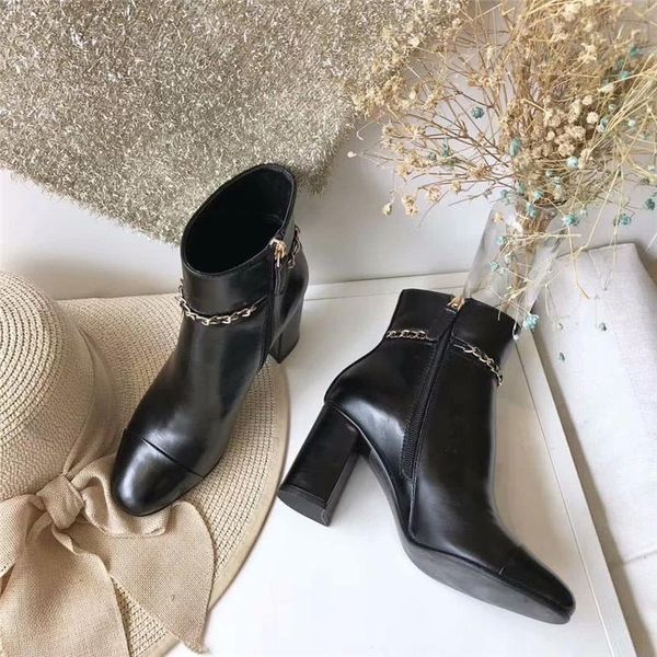 

2020 authentic martin calfskin ankle boots women lace up leather black high heels boots g35008 x53109 94305 high heels sneakers with box