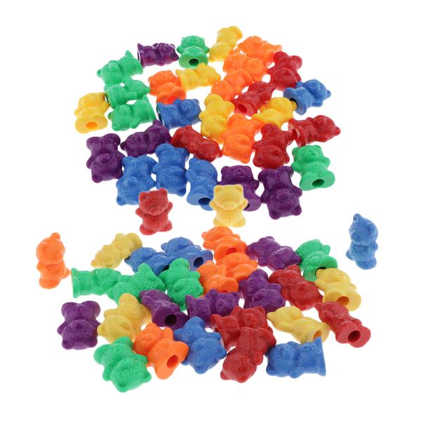 

60 pieces sorting counting bears weights math skills game