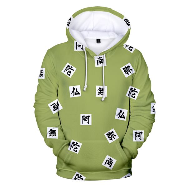 

3d arrival demon slayer kimetsu no yaiba hooded sweatshirt fashion trend style 3d cool men/women winter hoodies casual 2019, Black