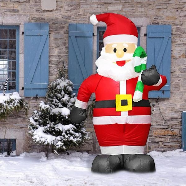 

1.2m santa claus inflatable toy outdoors christmas decor yard arch ornament