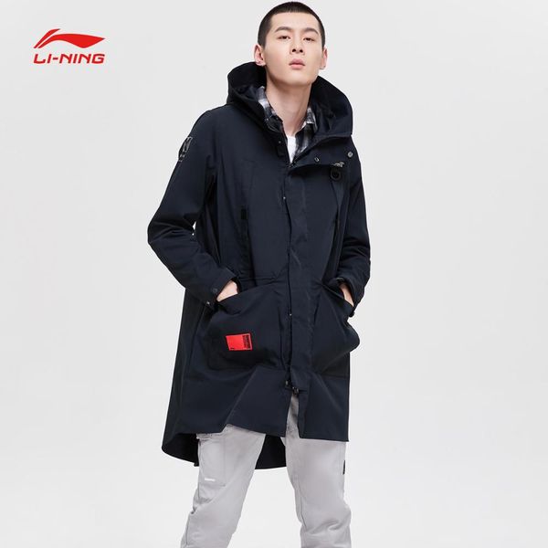 

men bad five basketball series long windbreaker hooded loose fit polyester lining sports jackets afdp041 cjfm19, Black;red