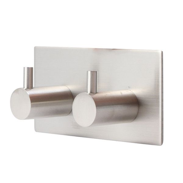 

3m sticker easy to install stainless steel hooks wall door clothes coat hat hanger kitchen bathroom rustproof towel hooks