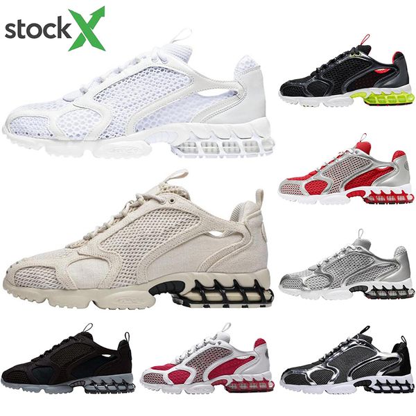 

zoom spiridon caged 2 stock x fossil men women running shoes triple white cool grey outdoor mens trainers sports sneakers runners