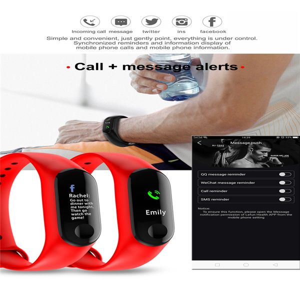 

outdoor waterproof running pedometer fitness oled tracker fitness watch calorie health monitoring wrist sport pedometer