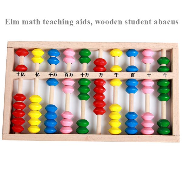 

classic wooden abacus arithmetic soroban calculation tool children mathematics toys school supplies