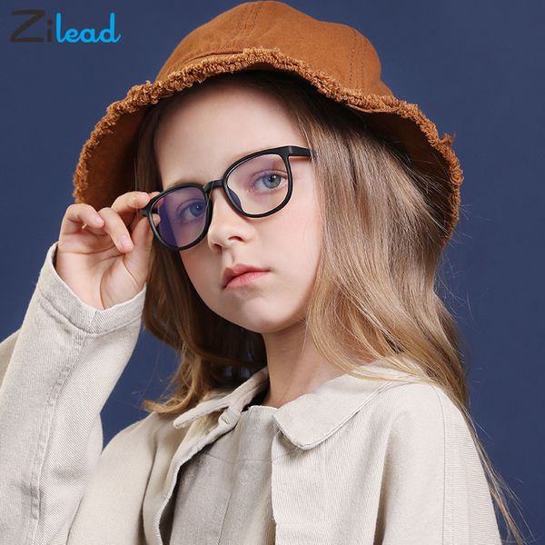 

zilead мода мальчики девочки дети солнцезащитные очки дети солнцезащитные очки brand design анти синий свет компьютерные очки óculos gafas, White;black