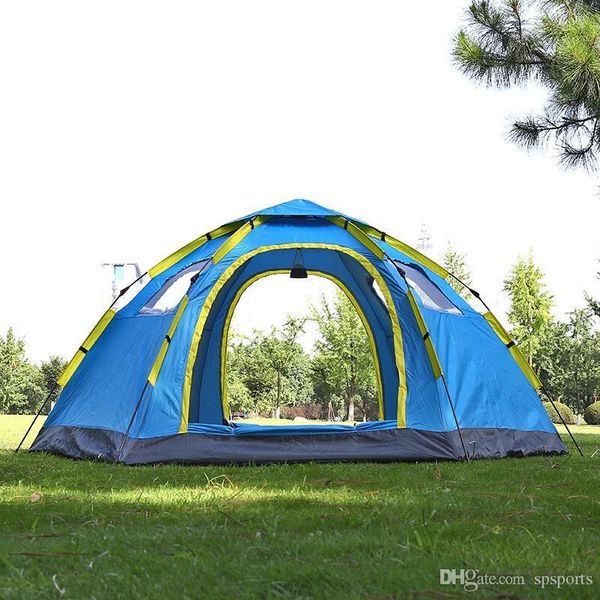

quick automatic opening beach tent beachtents pop up shelter hiking camping family tent for 5-8 person