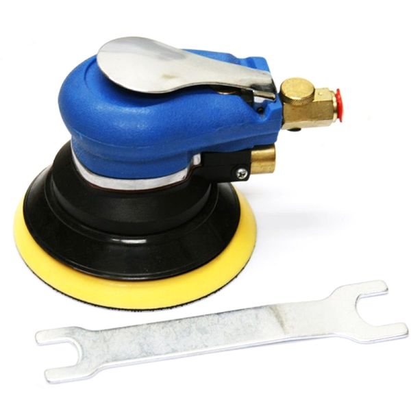 

6 inch pneumatic palms random orbital sander polisher air powered orbit polisher dual action polishing grinding sanding tool set