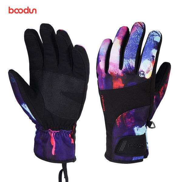 

boodun women men ski gloves snowboard gloves snowmobile motorcycle riding winter windproof waterproof snow