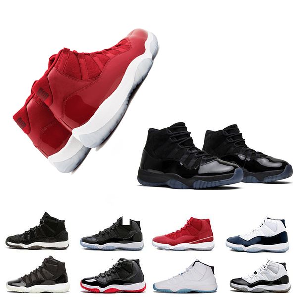 

11 cap gown heiress black stingray men women basketball shoes human 11s black gold sports sneakers ing