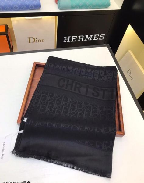 

embellish silks thickening in the fall and winter of pure wool scarf female warm pure color grey long amphibious shawl collar han edition jo, Blue;gray