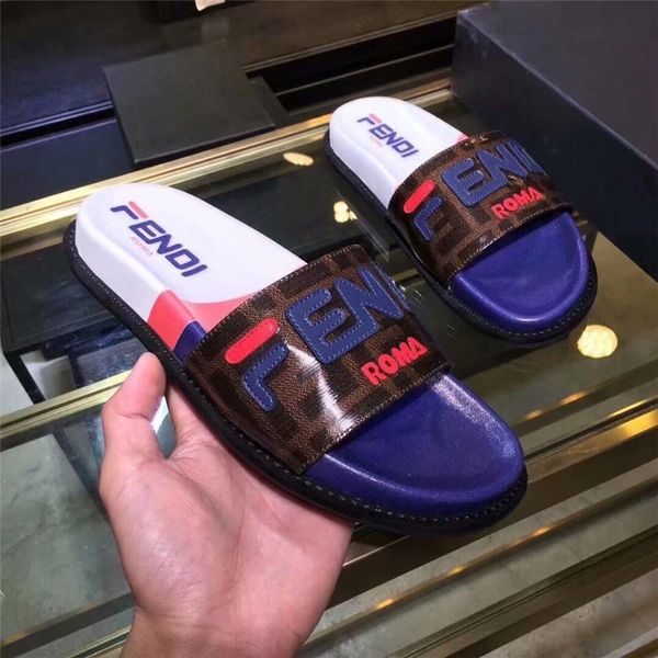 

2019 мода женщин дизайнер сандалии тапочки дизайнер вьетнамки женщины сандалии дизайнер мужская обувь размер 4.5-11 -111, Black