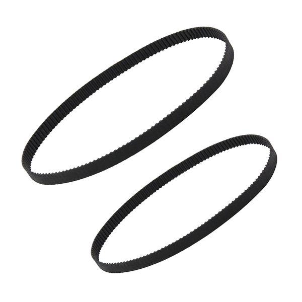 

2 pcs gt2 2mm pitch 6mm wide rubber timing belt for 3d printer cnc (400mm+852mm