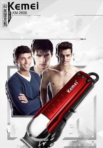 

100-240 kemei km-2608 профессиональных аккумуляторные машинки для стрижки волос для бритья черных машин для стрижки бороды newclipper fmtxk