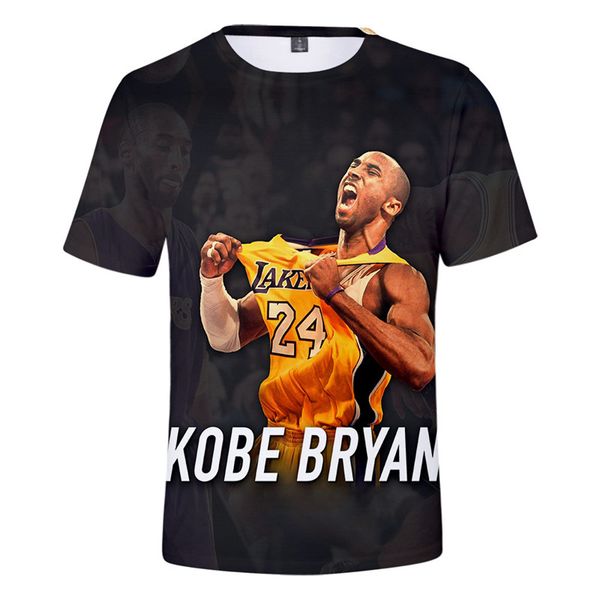 

rip mamba spirit men tshirts fashion 3d printed basketball celebrite memorial tees mens daily casual tshirts, White;black