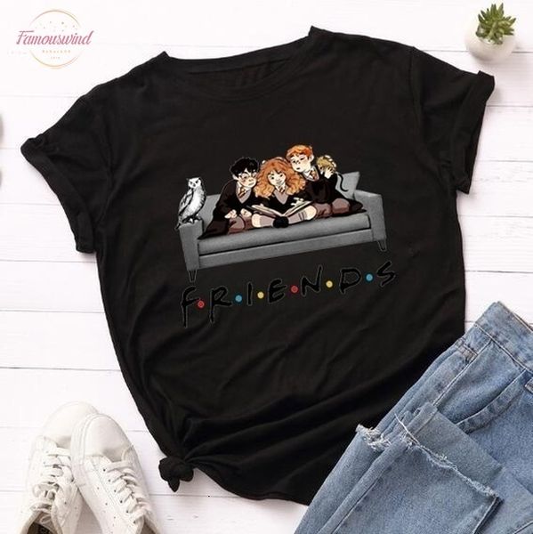 

friends tv show femme shirts graphic women t shirt harajuku polyester summer 90s tshirt streetwear womens tees t shirt short sleeve, White