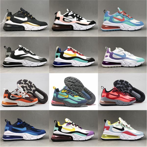 

air max 270 react bauhaus running shoes for men women optical beige right violet hyper wine trainers sports casual