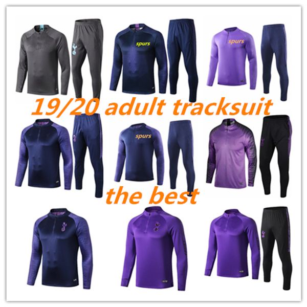 

2019 2020 spurs soccer tracksuit eriksen kane training suit 19 20 eriksen son eriksen janssen football jacket kit track tracksuits, Black;red