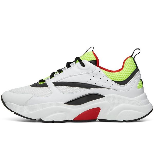 

designer 2018-2019 new d men's canvas and calfskin trainers fashion new sneakers b22 trainer technical knit shoes lll, Black