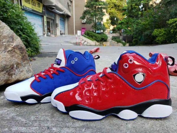 

2020 xiii 13 jumpman team ii mandarin duck mens red hit blue basketball shoes melo dmp hyper vitality royal sports 13s trainers sneakers -08