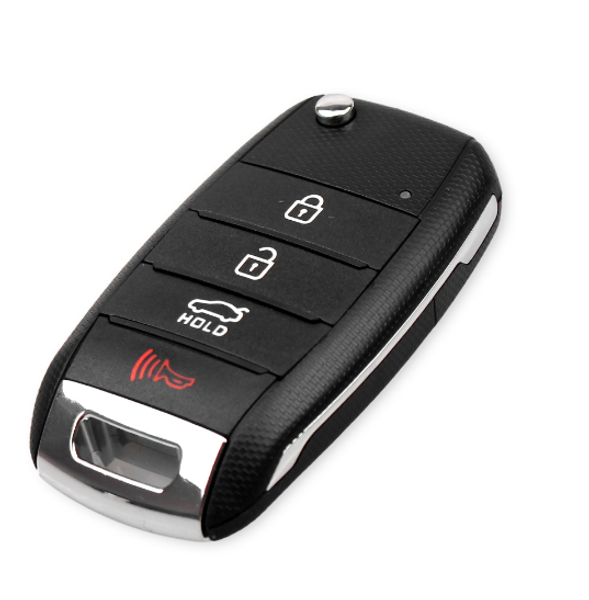 

xzcfor 4 buttons for kia sorento carens k5 k2 for cerato forte flip folding remote key case fob housing key shell