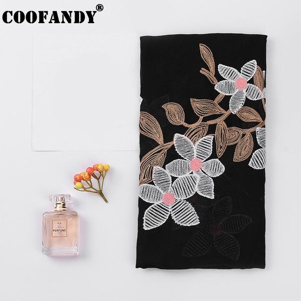

pattern multifunction blanket women wrap embroidery square flower scarf shawl, Blue;gray