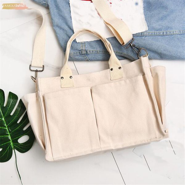 

new womens shoulder bag beach simple wild portable diagonal large capacity pouch travel tote canvas bag handbag women