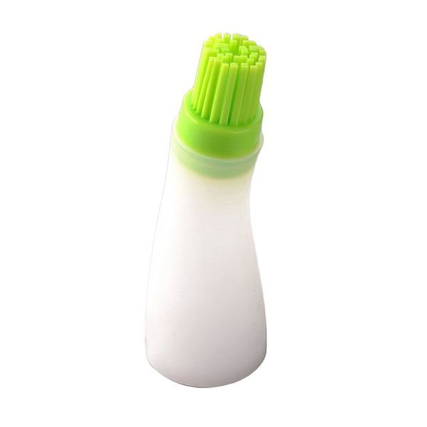 

heat resistant grill oil bottle brush food grade silicone bbq basting brushes for cake butter bread pastry green