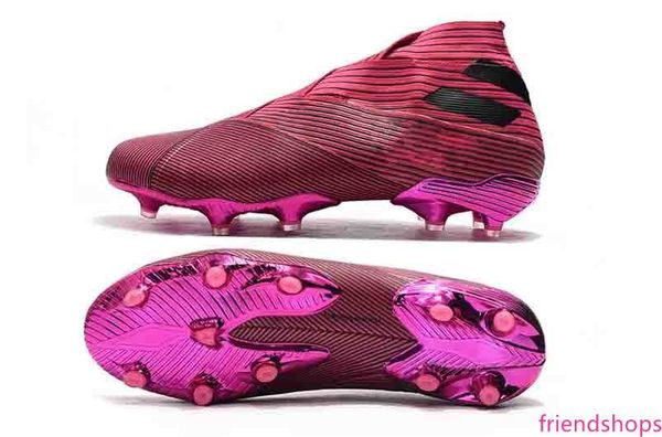 

2019 new mens soccer shoes x 19 fg nemeziz soccer cleats waterproof de x 18 fg football boots scarpe calcio messi hot