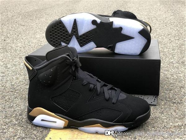 

2020 новый аутентичный 6 DMP 6S Черный металлик золото 23 CT4954-007 баскетбольная обувь мужчина женщина спортивные кроссовки с коробкой ретро Иордания DMP