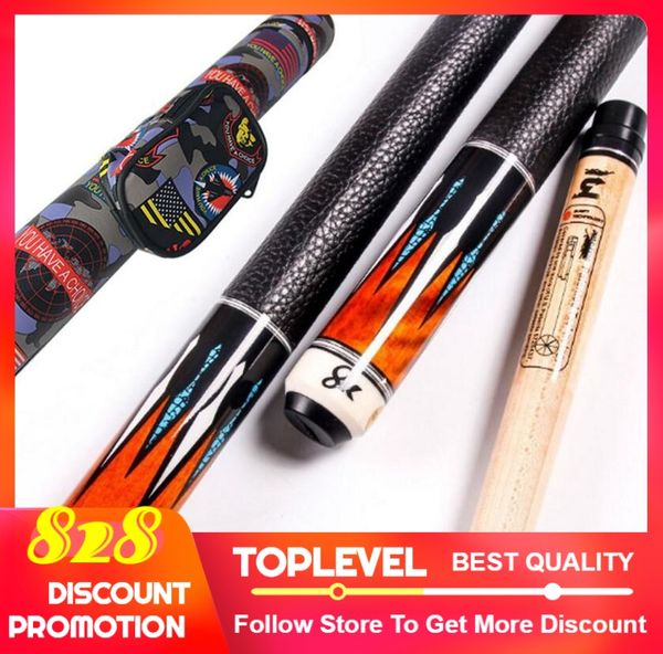 

preoaidr 3142 8k4 billiard pool cue stick with pool cue case 11.5mm 12.75mm 10mm tip 8 pieces wood laminated technology shaft