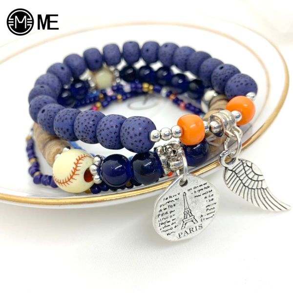 

crystal bead bracelets for women bohemian bracelet natural stone charms tassel natural stone charms bracelet female jewelry, Golden;silver
