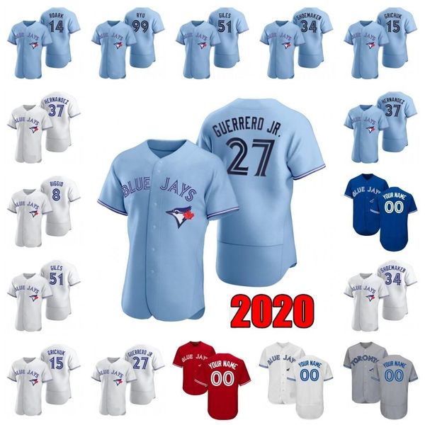 

toronto hyun-jin ryu jersey vladimir guerrero jr travis shaw reid-foley chase anderson anthony bass tanner roark breyvic valera derek fisher, Blue;black