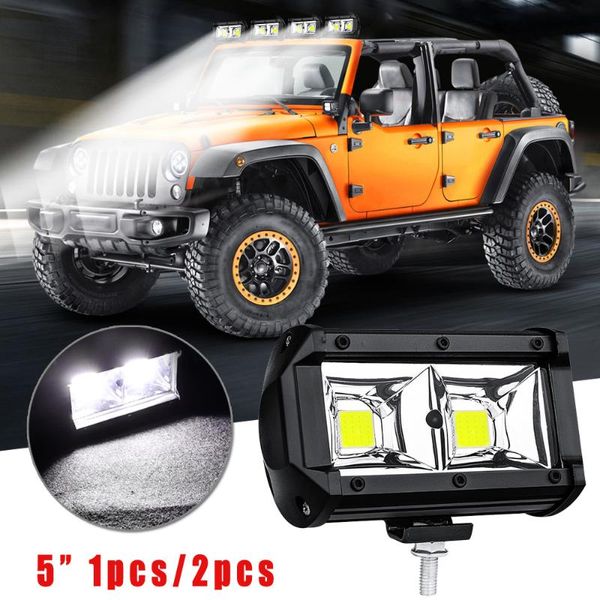 

2pcs car work light bar 12v 24v 48w slim single-row led spotlight off-road suv truck xhp led work light ce rohs ip67