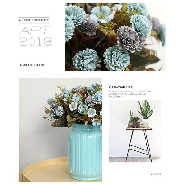 

festive home decor office 11 flower heads 5 fork 30cm artificial flower simulated carnation artificial carnation unique party