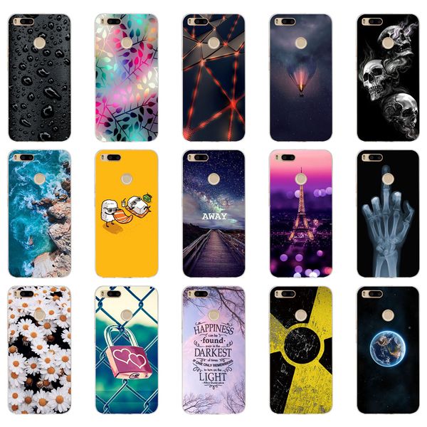 

k silicone cover for xiaomi mi a1 case full protection soft tpu back cover phone cases for xiomi mi a1 bumper coque