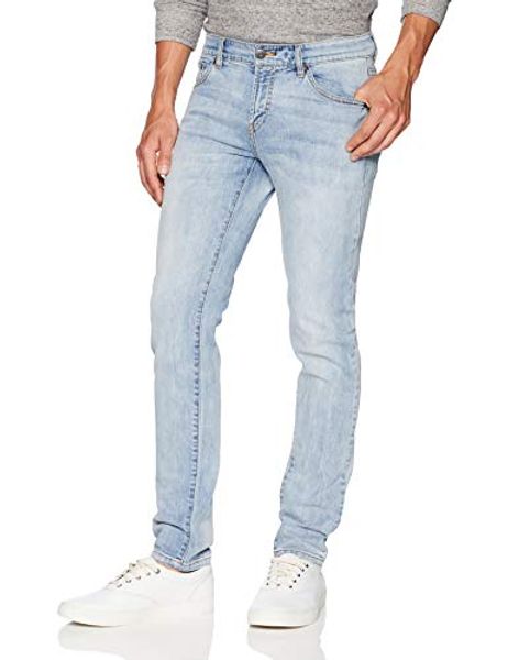 

quality durables co. men's stretch cotton skinny-fit jean, Blue